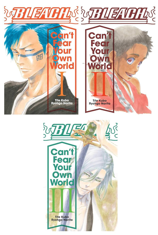 Bleach: Can't Fear Your Own World, Complete Light Novel Set (Vol 1-3)