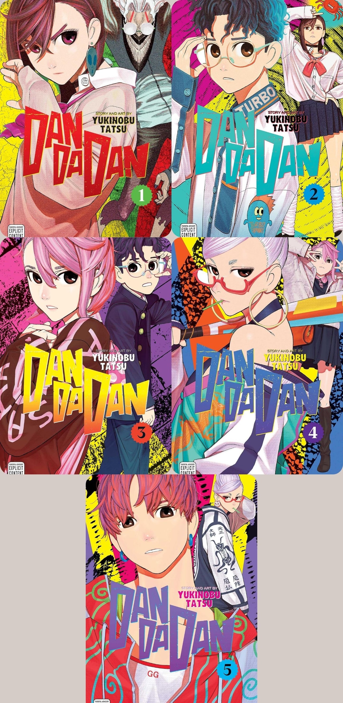 Dandadan, Complete Season 1 Manga Set (Vol. 1-5)