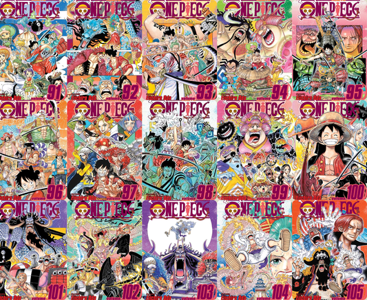 One Piece: Wano Country, Complete Manga Set (Vol. 91-105)