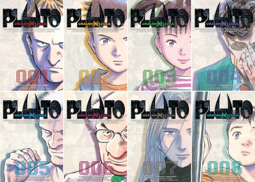 Pluto: Urasawa x Tezuka, Complete Manga Set (Vol. 1-8)