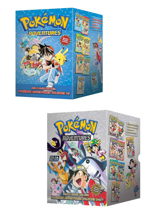 Pokémon Adventures Box Set Bundle 1 (Gen I + Gen 2)