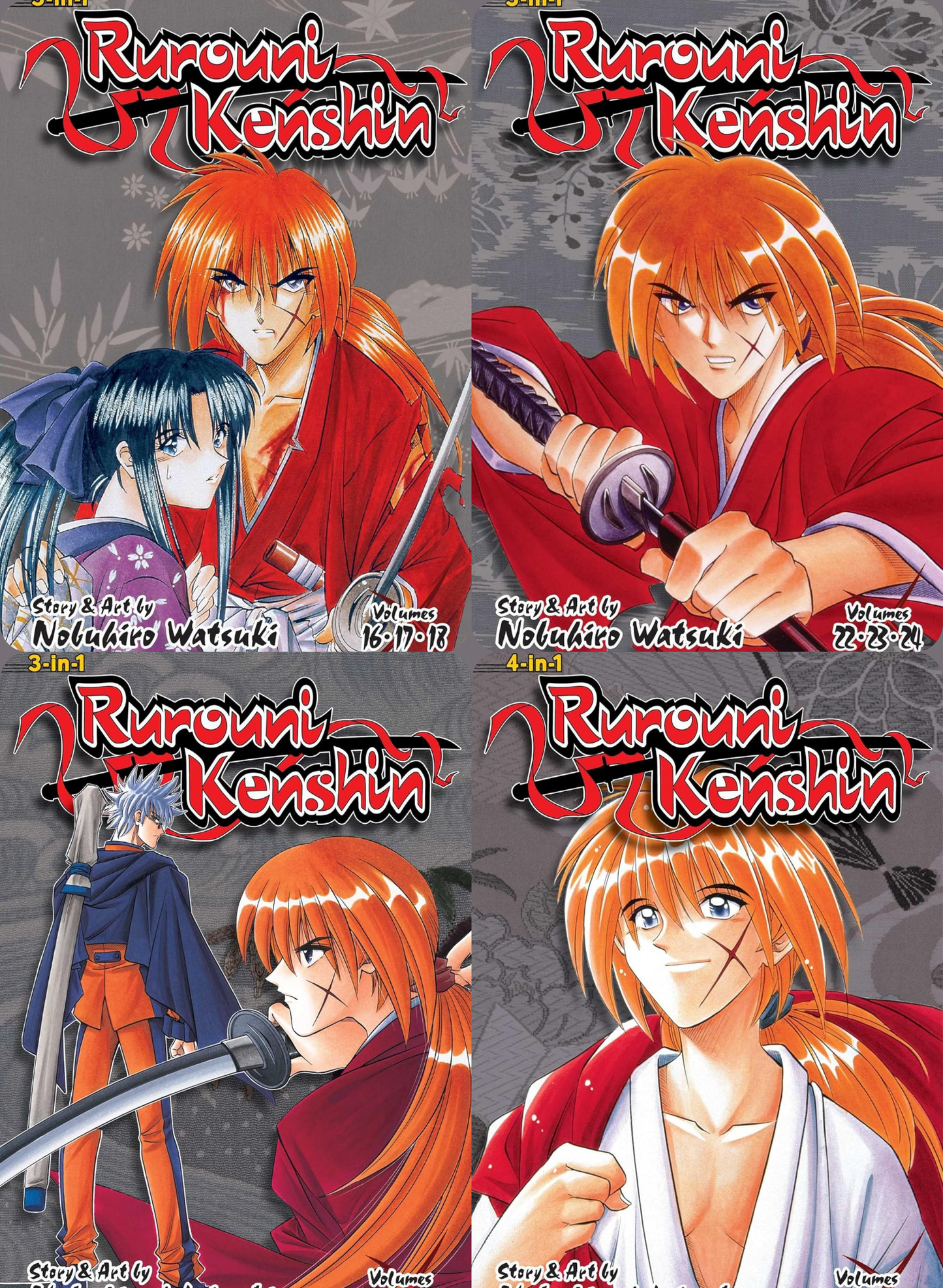 Rurouni Kenshin: Jinchū Arc, Complete Manga Omnibus Set (Vol. 6-9)